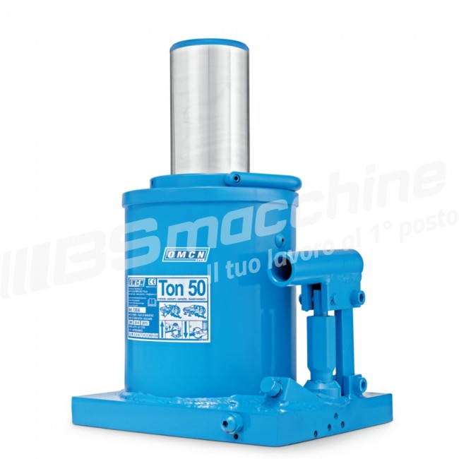 Cric idraulico a bottiglia OMCN 130/A - portata 50 Ton - alzata 430 mm